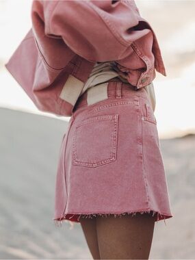 Zara Pink Denim Shorts